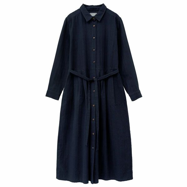 オーガニックコットン 手織りシーズンレスドレス