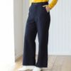 オーガニックコットン 手織りワイドパンツ