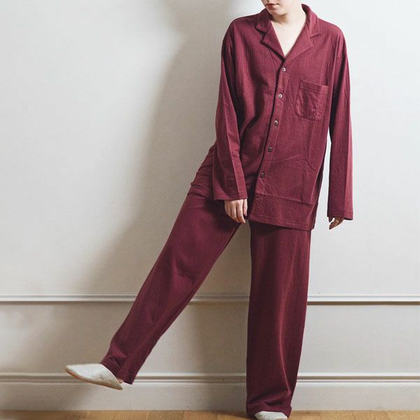 オーガニックコットン ダブルガーゼ 男女兼用パジャマ