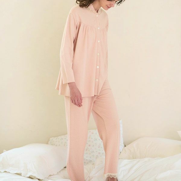 オーガニックコットン スズランパジャマトップス