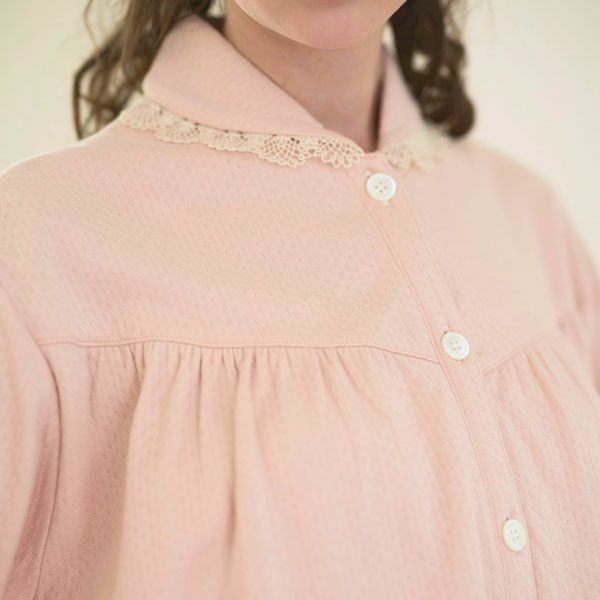 オーガニックコットン スズランパジャマトップス