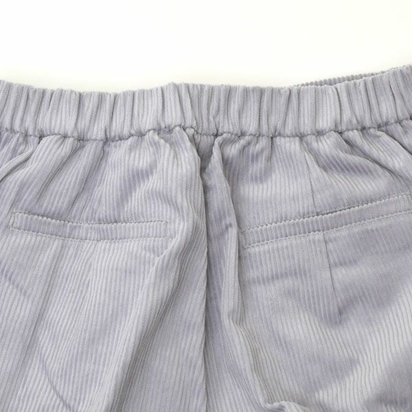 オーガニックコットン コーデュロイ タック ワイドパンツ