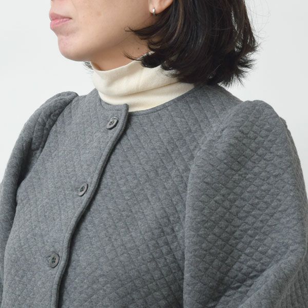 オーガニックコットン キルティング パフジャケット