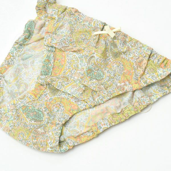 オーガニックコットン リバティプリント ペイズリー ストリングショーツ