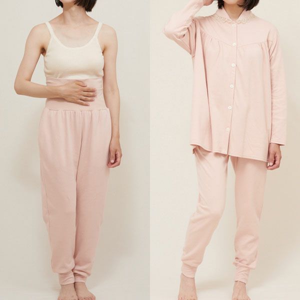 オーガニックコットン スズラン腹巻パンツ