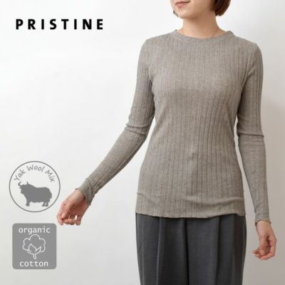 オーガニックコットン＆ヤク フォレストグレイ クループルオーバー