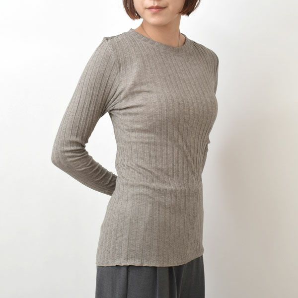 オーガニックコットン＆ヤク フォレストグレイ クループルオーバー