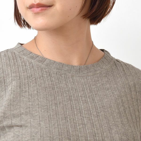 オーガニックコットン＆ヤク フォレストグレイ クループルオーバー