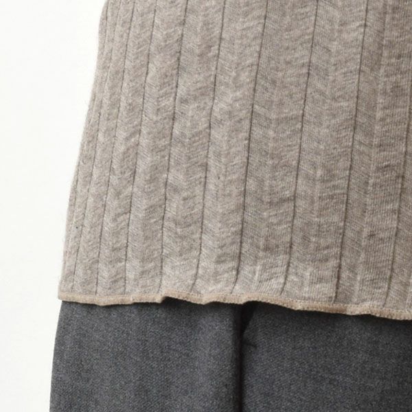 オーガニックコットン＆ヤク フォレストグレイ クループルオーバー