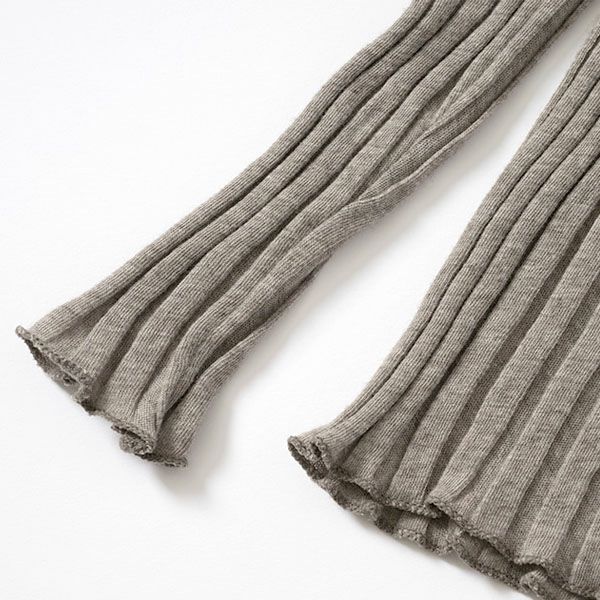 オーガニックコットン＆ヤク フォレストグレイ クループルオーバー