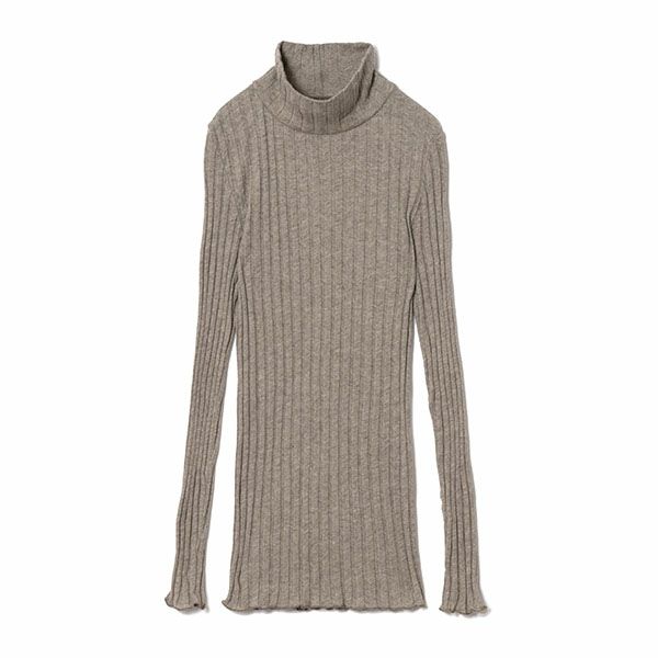 オーガニックコットン＆ヤク フォレストグレイ タートルプルオーバー