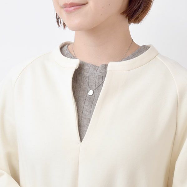 オーガニックコットン モクロディ キーネックプルオーバー