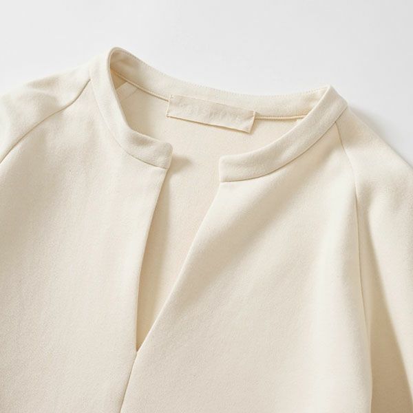 オーガニックコットン モクロディ キーネックプルオーバー