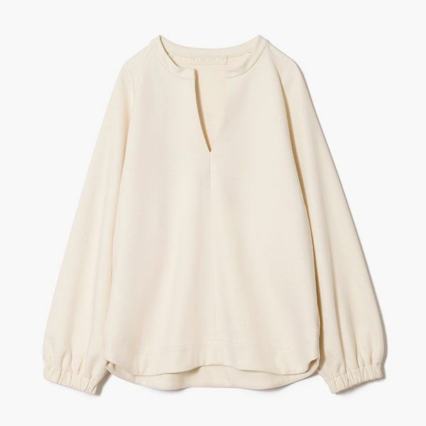 オーガニックコットン モクロディ キーネックプルオーバー