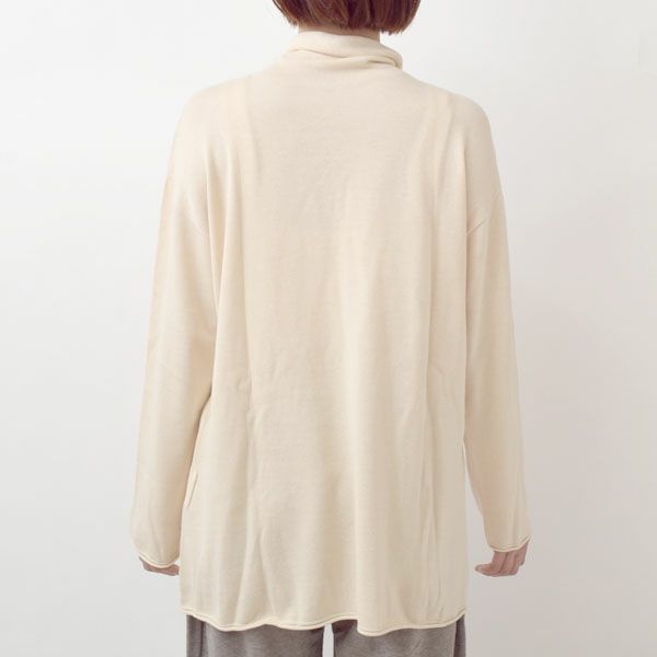 オーガニックコットン ニットタートルプルオーバー