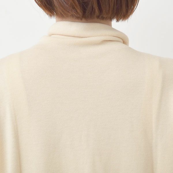 オーガニックコットン ニットタートルプルオーバー