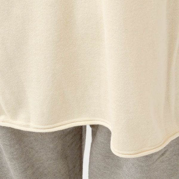 オーガニックコットン ニットタートルプルオーバー