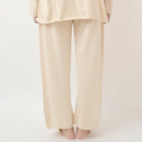 オーガニックコットン ニットパンツ