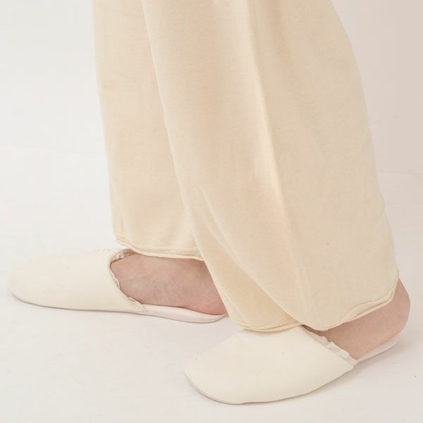 オーガニックコットン ニットパンツ