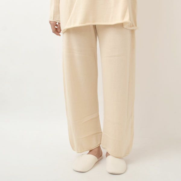 オーガニックコットン ニットパンツ