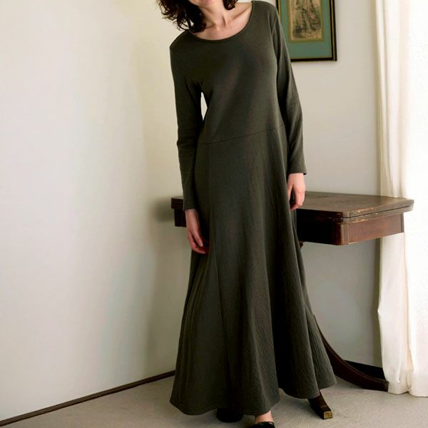 オーガニックコットン リラックスコットン フレアワンピース