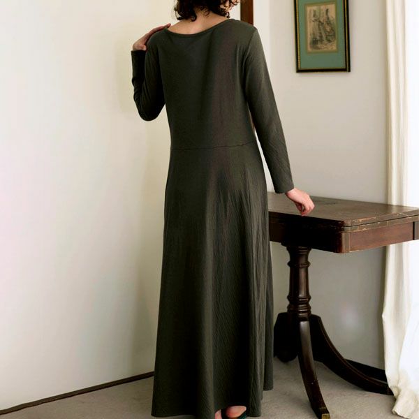 オーガニックコットン リラックスコットン フレアワンピース