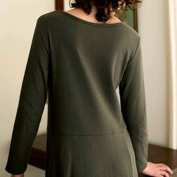 オーガニックコットン リラックスコットン フレアワンピース