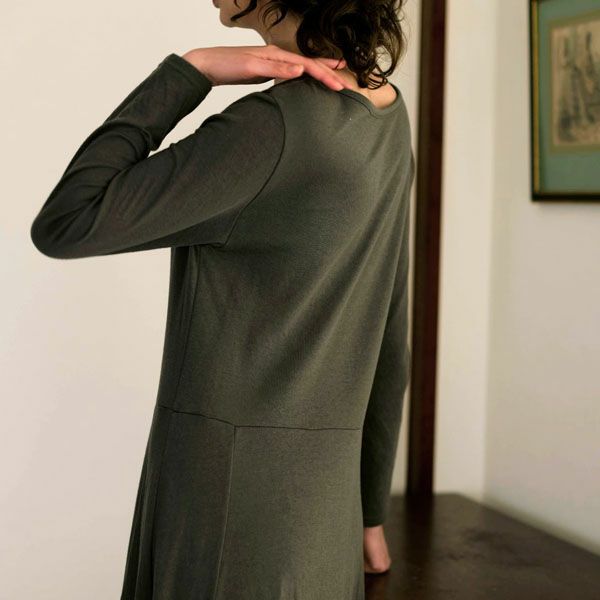 オーガニックコットン リラックスコットン フレアワンピース