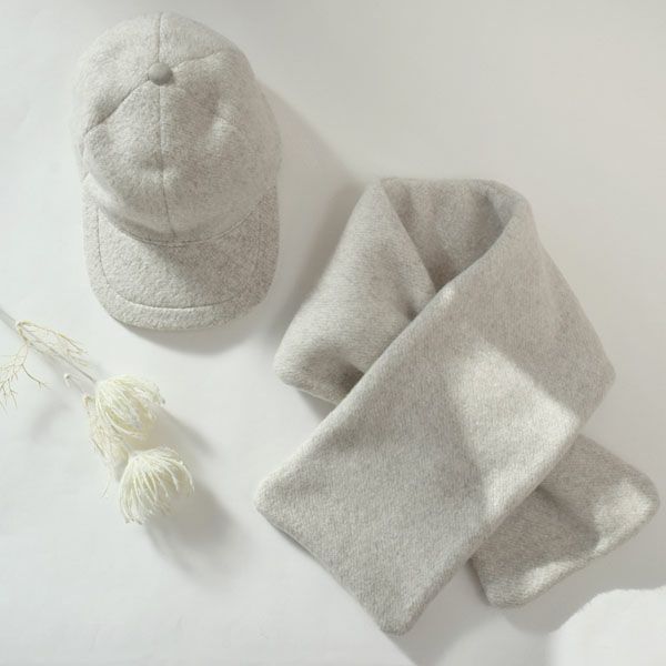 オーガニックコットン&ヤク マーブル キャップ