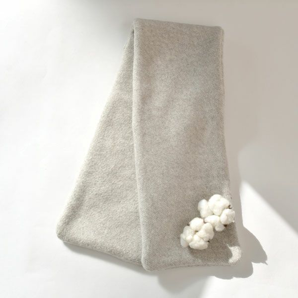 オーガニックコットン&ヤク マーブル マフラー