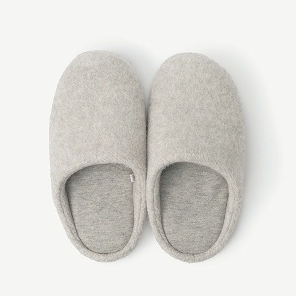オーガニックコットン&ヤク マーブル ルームシューズ