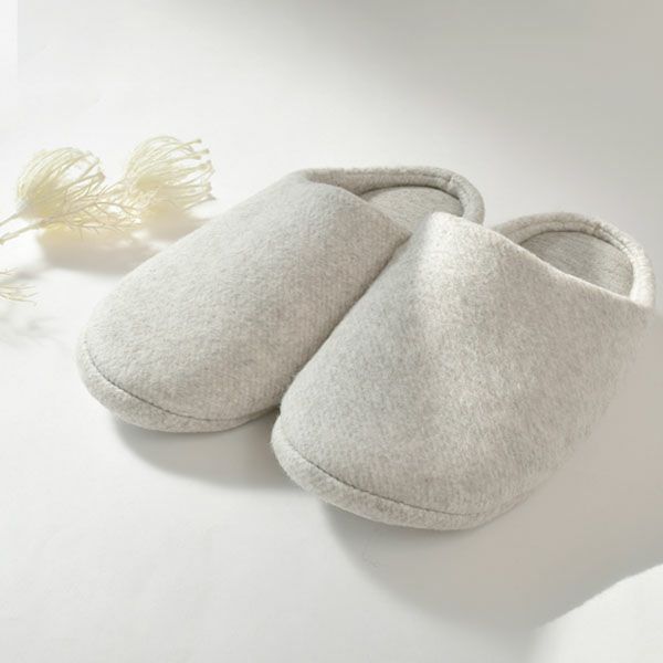 オーガニックコットン&ヤク マーブル ルームシューズ