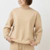 オーガニックコットン 裏起毛あったか スウェットシャツ