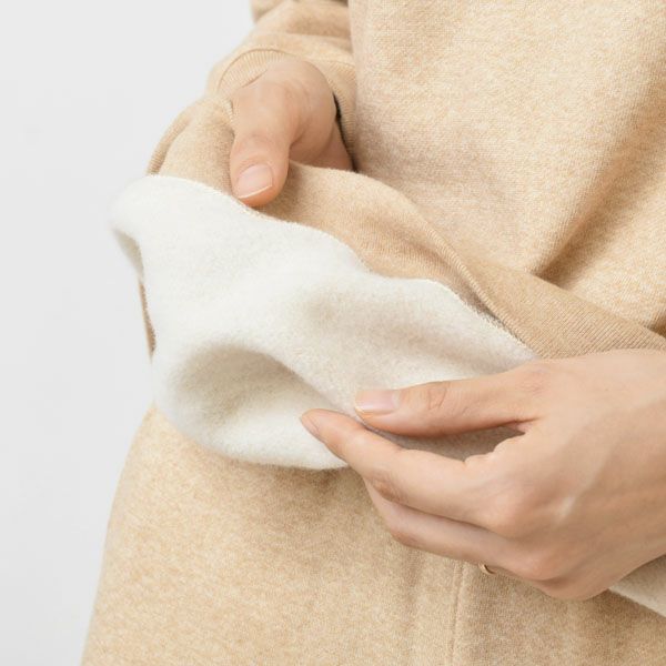 オーガニックコットン 裏起毛あったか スウェットシャツ