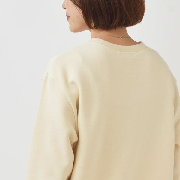 オーガニックコットン 裏起毛あったか スウェットシャツ