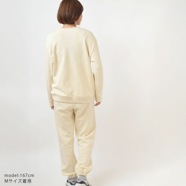 オーガニックコットン 裏起毛あったか スウェットシャツ