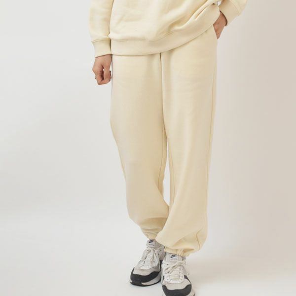 オーガニックコットン 裏起毛あったか スウェットパンツ