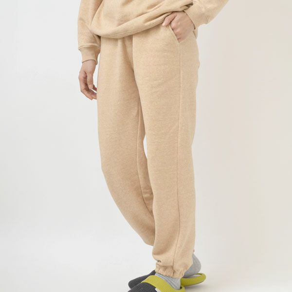 オーガニックコットン 裏起毛あったか スウェットパンツ