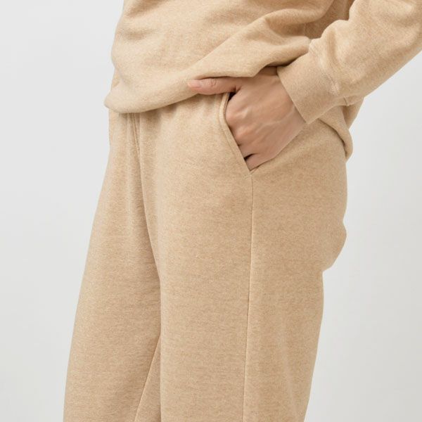 オーガニックコットン 裏起毛あったか スウェットパンツ