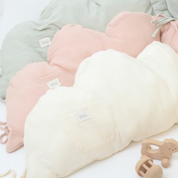 オーガニックコットン ベビーベッド用ライナーLittleCloud