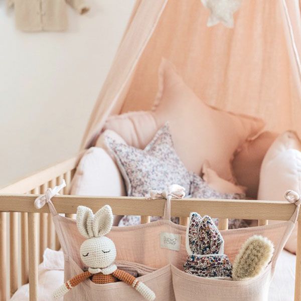 オーガニックコットン ベビーベッド用ライナーLittleCloud