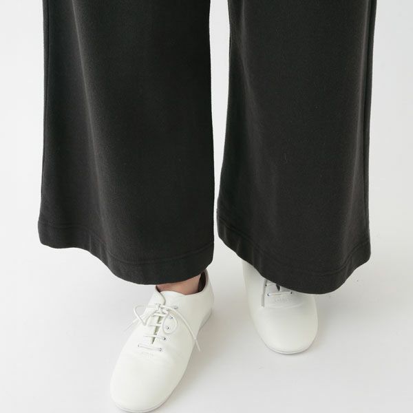 オーガニックコットン 裏起毛 フレアパンツ