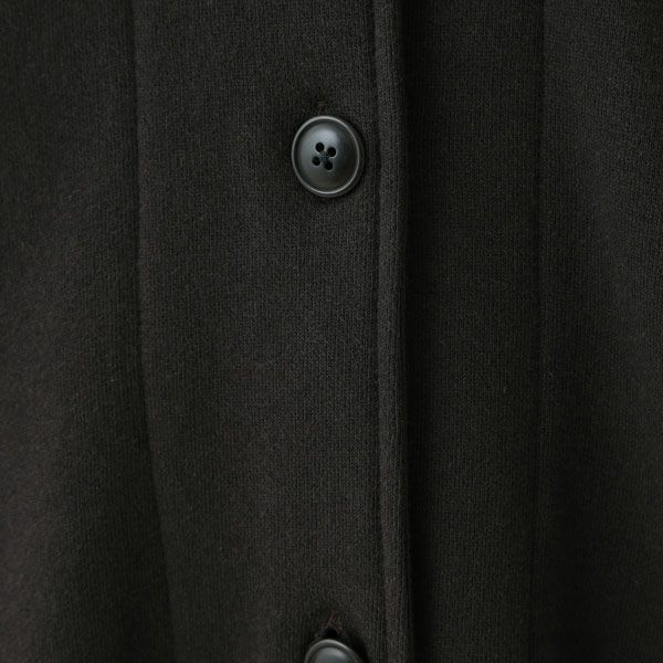 オーガニックコットン 裏起毛 ラウンドカラーコート