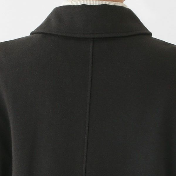 オーガニックコットン 裏起毛 ラウンドカラーコート