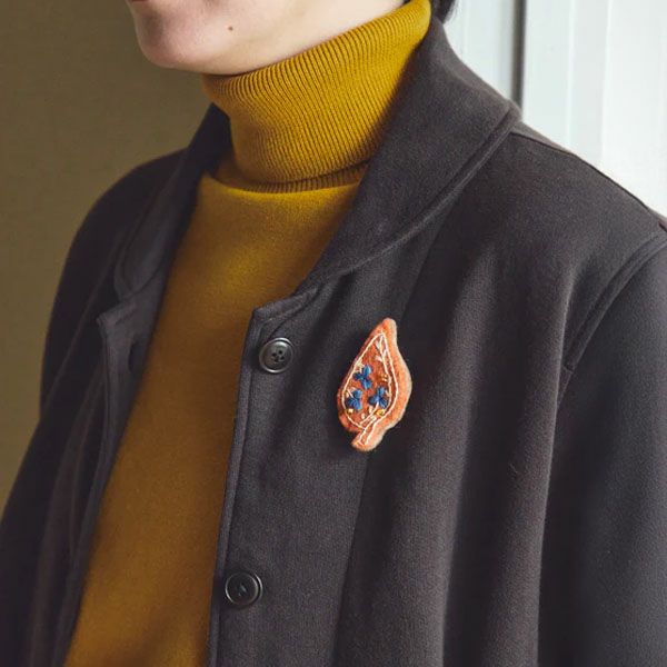 オーガニックコットン 裏起毛 ラウンドカラーコート