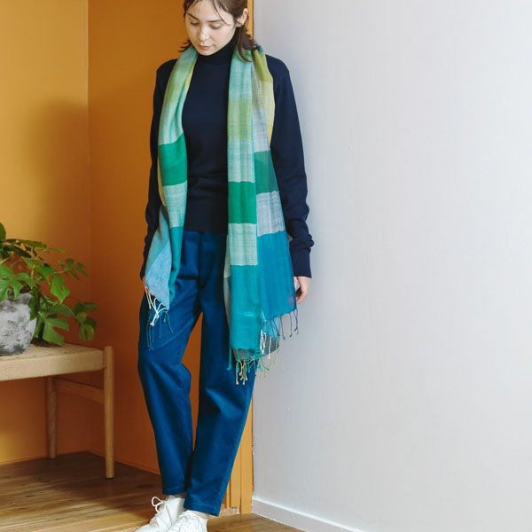 オーガニックコットン コーデュロイテーパードパンツ