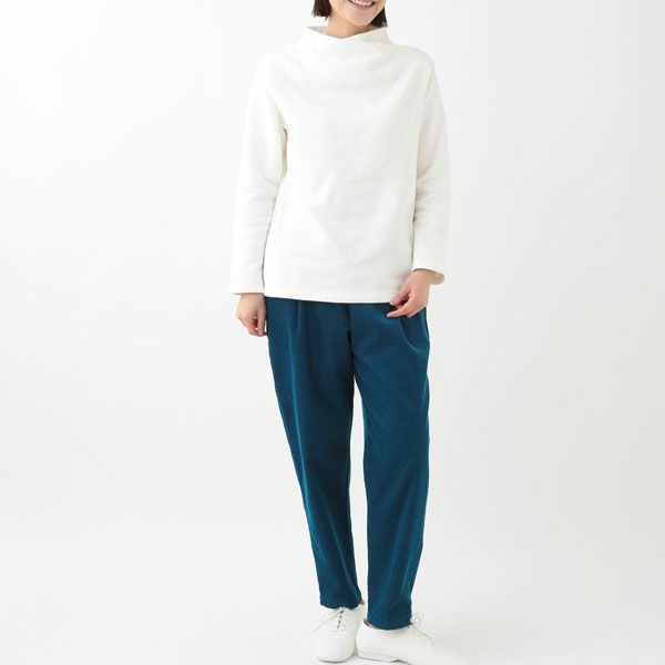 オーガニックコットン コーデュロイテーパードパンツ