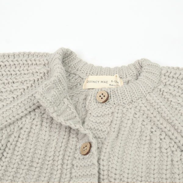オーガニックコットン ベビー チャンキーニット ジャンプスーツ(長袖)