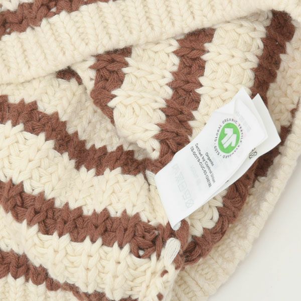 オーガニックコットン ベビー 畔編みニットセーター