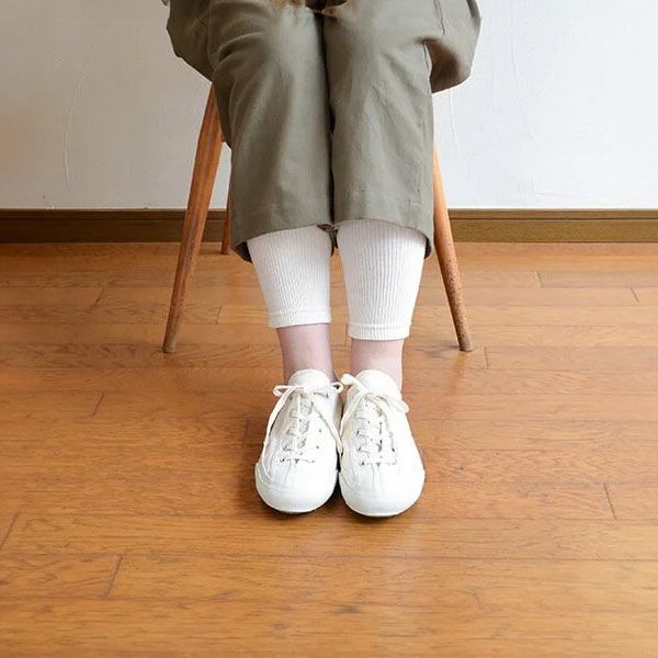 オーガニックコットン リブ アウターレギンス